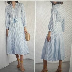 linen and silk Veronica beard dress size 4. The Jenna dress